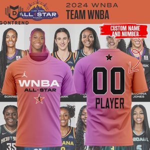 WNBA Caitlin Clark Team All Star 3D T-Shirt