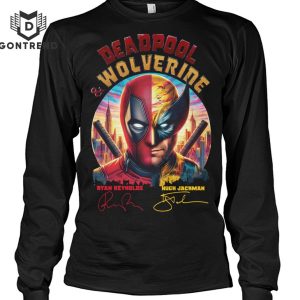 Deadpool And Wolverine Ryan Reynolds – Hugh Jackman Signature Unisex T-Shirt