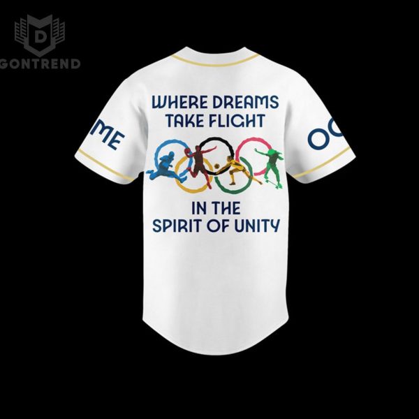 Olympics Paris 2024 Where Dreams Take Flight In The Spirit Of Unity Baseball Jersey