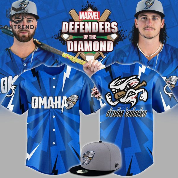 Omaha Storm Chasers Marvel Defenders Of The Diamond Basbeall Jersey