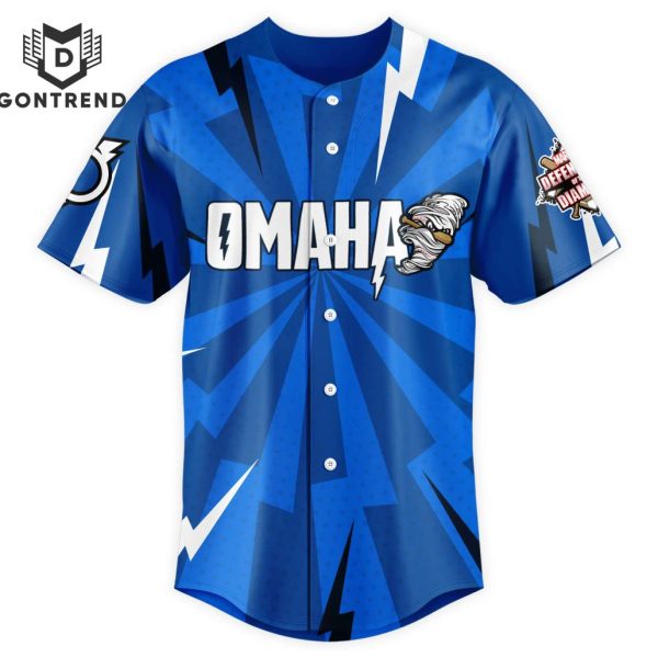 Omaha Storm Chasers Marvel Defenders Of The Diamond Basbeall Jersey