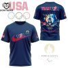 Paris Olympic 2024 Team USA 3D T-Shirt