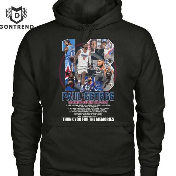 Paul George Los Angeles Clippers Signature Thank You For The Memories Unisex T-Shirt