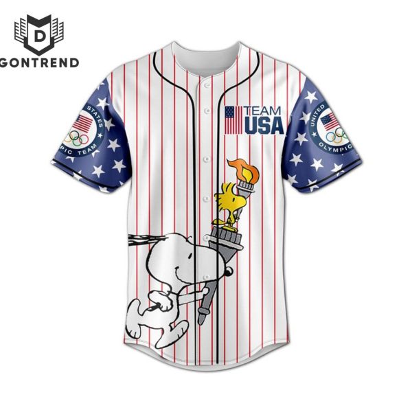 Personalized 2024 Team USA Olympic Paris Baseball Jersey