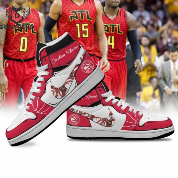 Personalized Atlanta Hawks NBA Air Jordan 1 High Top