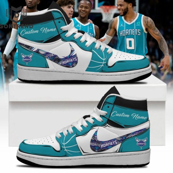 Personalized Charlotte Hornets NBA Air Jordan 1 High Top