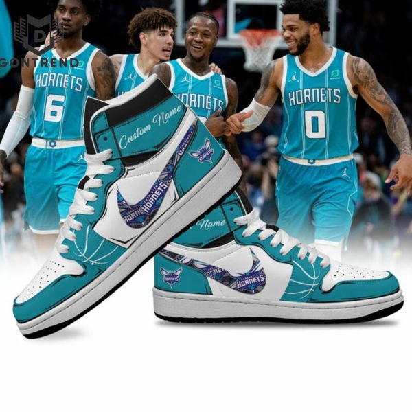 Personalized Charlotte Hornets NBA Air Jordan 1 High Top