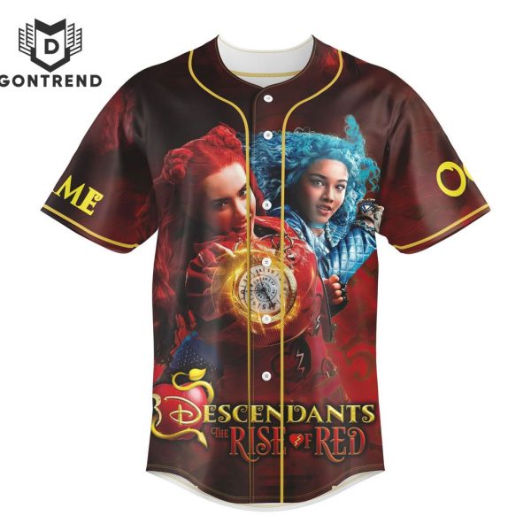 Personalized Descendants The Rise Of Red Baseball Jersey