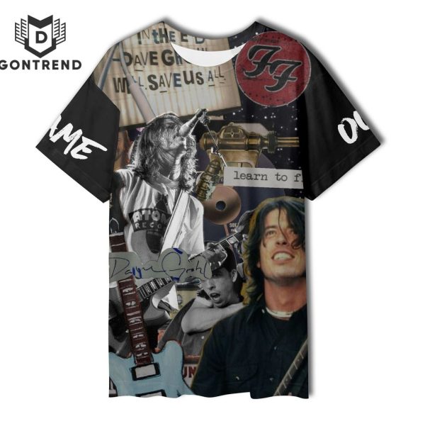 Personalized Foo Fighters Learn To Fly 3D T-Shirt