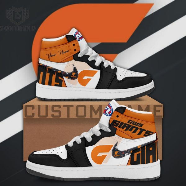 Personalized GWS Giants – AFL Air Jordan 1 High Top