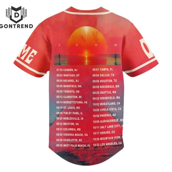 Personalized Imagine Dragons Loom World Tour Baseball Jersey