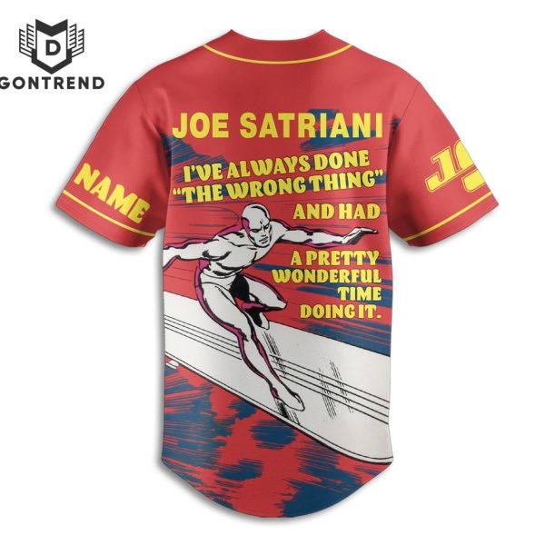 Personalized Joe Satriani Baseball Jersey