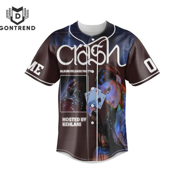 Personalized Kehlani Crash – Hosted By Kehlani Baseball Jersey