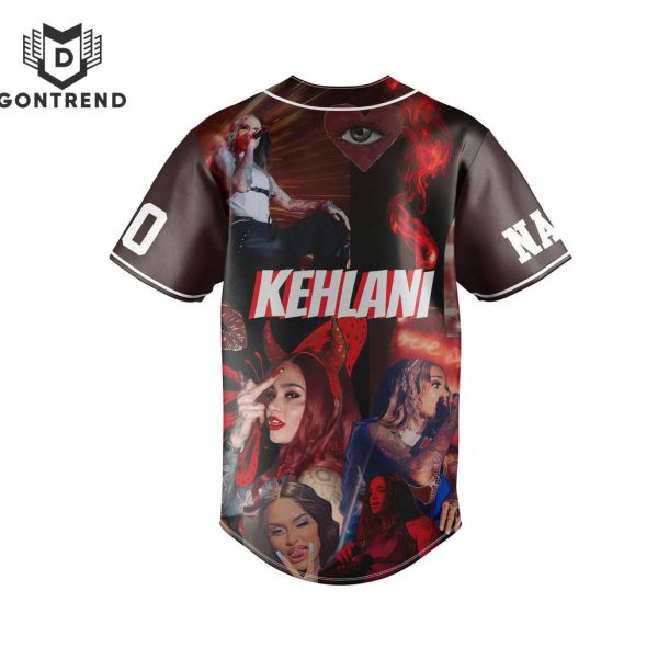 Personalized Kehlani Crash – Hosted By Kehlani Baseball Jersey