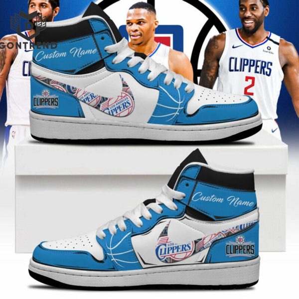 Personalized La Clippers NBA Air Jordan 1 High Top