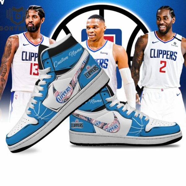 Personalized La Clippers NBA Air Jordan 1 High Top