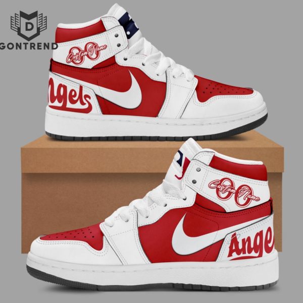 Personalized Los Angeles Angels Air Jordan 1 High Top