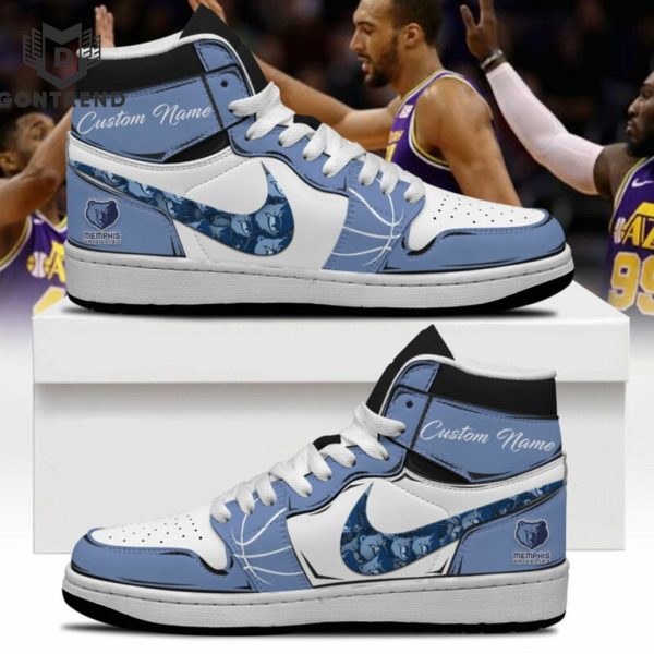 Personalized Memphis Grizzlies NBA Air Jordan 1 High Top