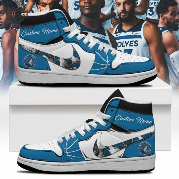 Personalized Minnesota Timberwolves NBA Air Jordan 1 High Top