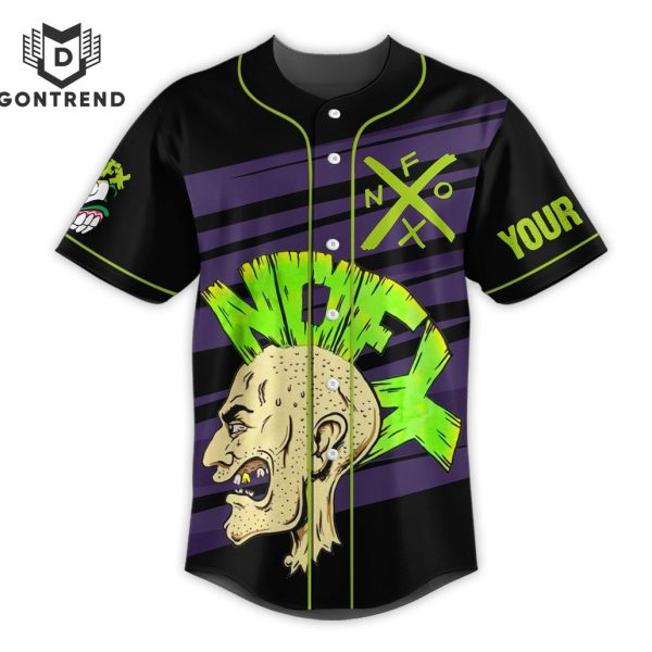 Personalized NOFX Punks Not Dead The Final Tour Baseball Jersey