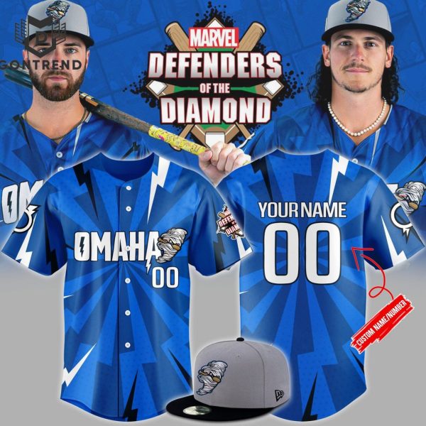 Personalized Omaha Storm Chasers Basbeall Jersey