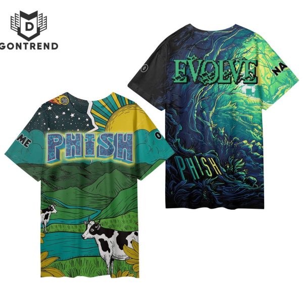 Personalized Phish Evolve Design 3D T-Shirt