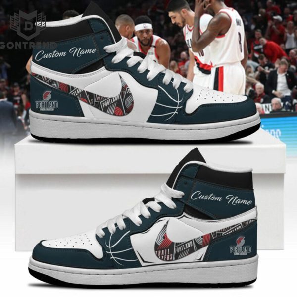 Personalized Portland Trail Blazers NBA Air Jordan 1 High Top