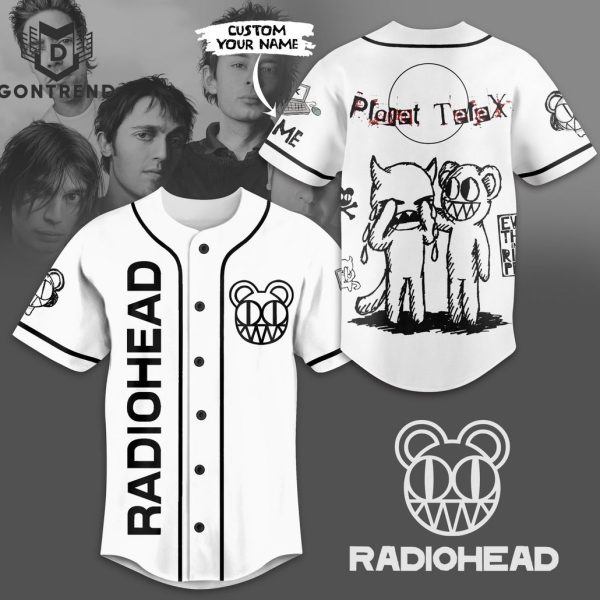 Personalized Radiohead Planet Telex Baseball Jersey