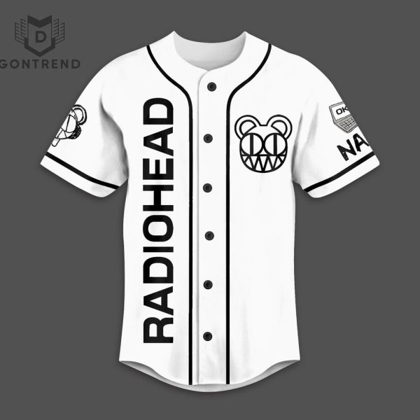 Personalized Radiohead Planet Telex Baseball Jersey