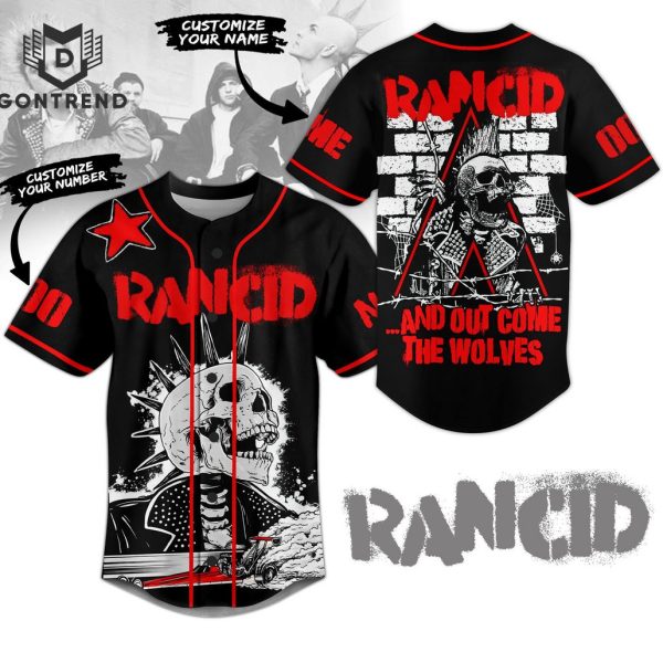 Personalized Rancid … And Out Come The Wolves Baseball Jersey