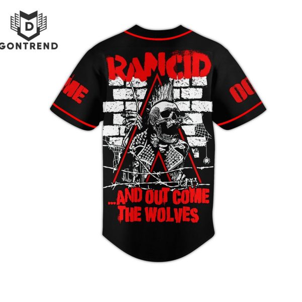 Personalized Rancid … And Out Come The Wolves Baseball Jersey