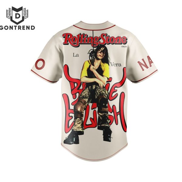 Personalized Rolling Stone Hit Me Hard And Soft Baseball Jersey