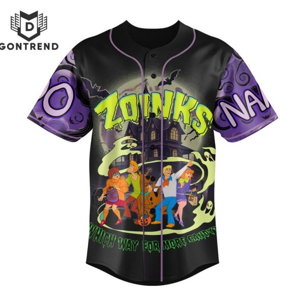 Personalized Scooby Doo Munchies Run Baseball Jersey