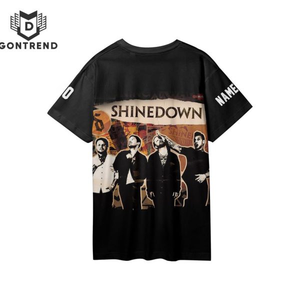 Personalized Shinedown Design 3D T-Shirt