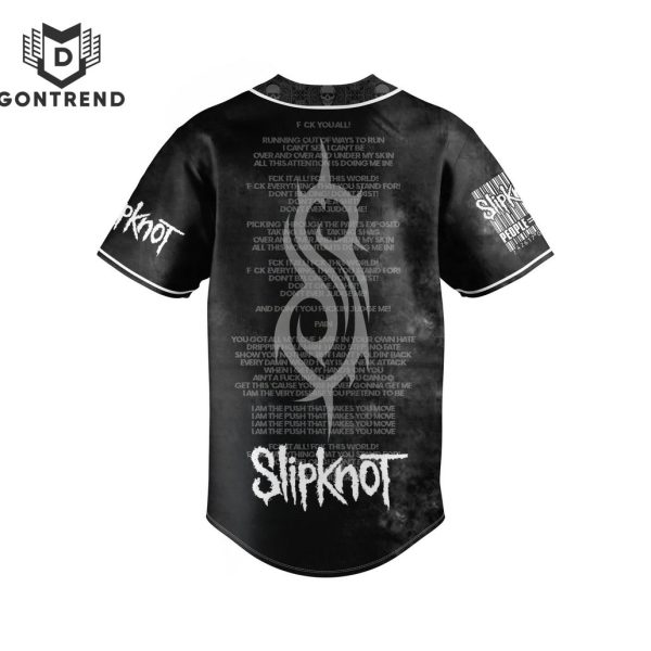 Personalized Slipknot Design Baseball Jersey