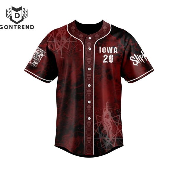 Personalized Slipknot Iowa Baseball Jersey