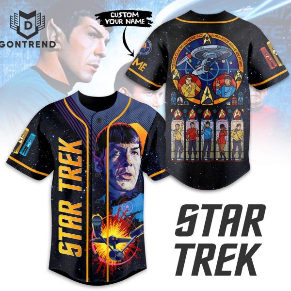 Personalized Star Trek Baseball Jersey