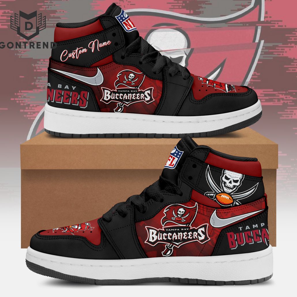 Personalized Tampa Bay Buccaneers Air Jordan 1 High Top