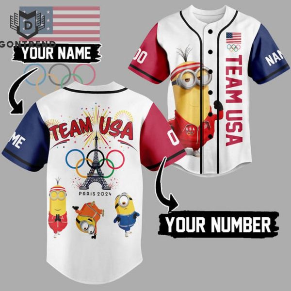 Personalized Team USA Paris Olympics 2024 Baseball Jersey