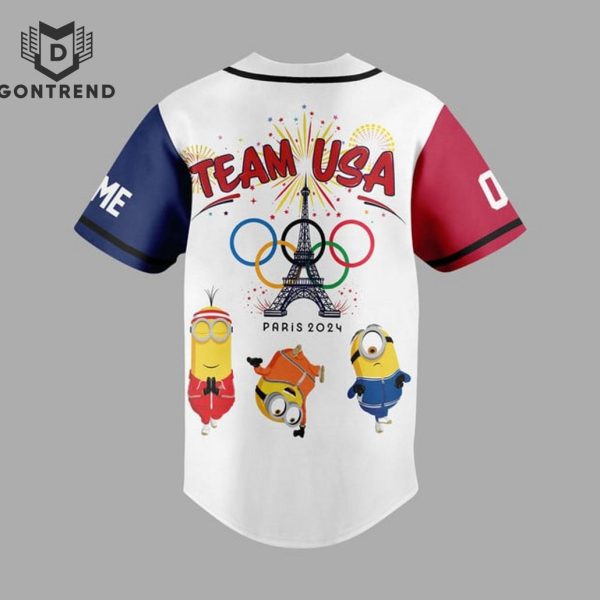 Personalized Team USA Paris Olympics 2024 Baseball Jersey