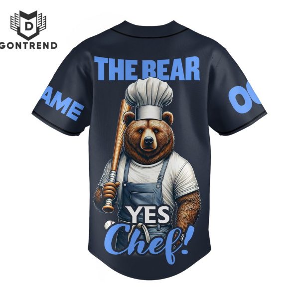 Personalized The Bear Yes Chef Baseball Jersey