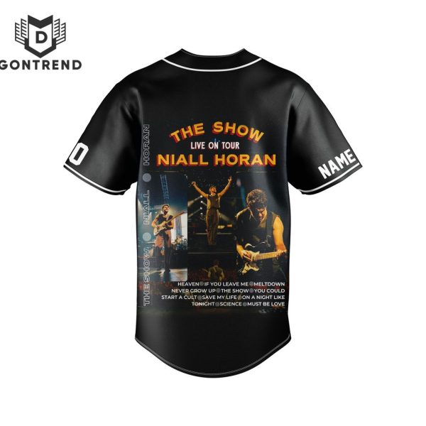 Personalized The Show Live On Tour Niall Horan Baseball Jersey