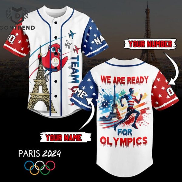 Personalized We Are Ready For Olympics Baseball Jersey