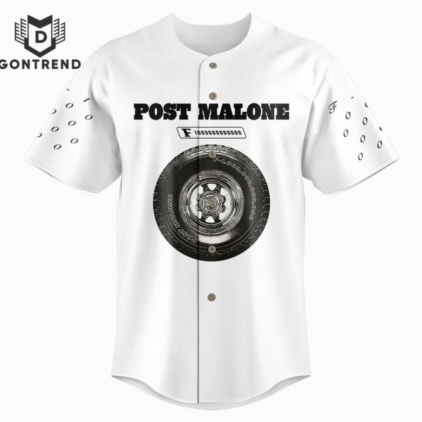 Post Malone The F-1 Trillion Tour 2024 Baseball Jersey