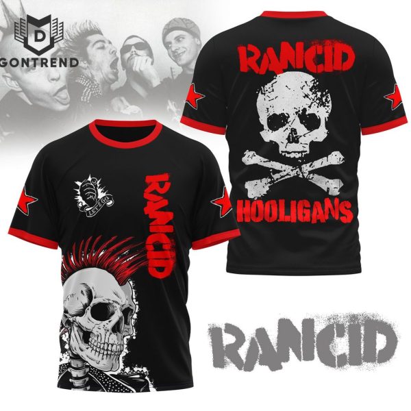 Rancid – Hooligans Design 3D T-Shirt