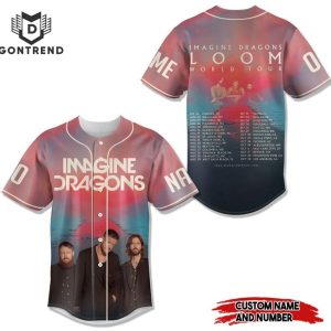 Imagine Dragons – Loom World Tour Baseball Jersey