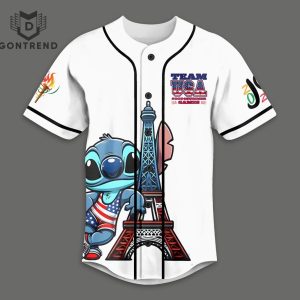 Team USA 2024 Summer Game Olympic Paris Going For Gold Baseball Jersey