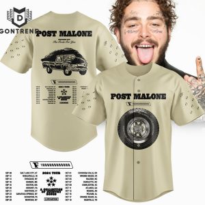 Post Malone The Fool For You The F-1 Trillion Tour 2024 Baseball Jersey