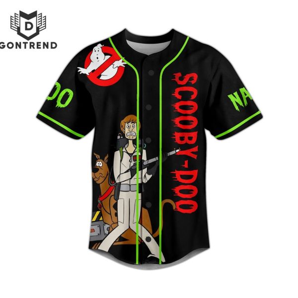 Scooby-Doo I Doo Afraid Of Ghost Baseball Jersey