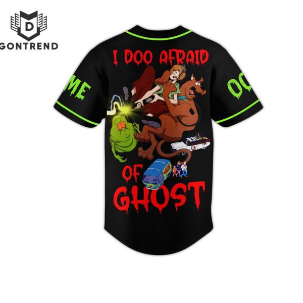 Scooby-Doo I Doo Afraid Of Ghost Baseball Jersey